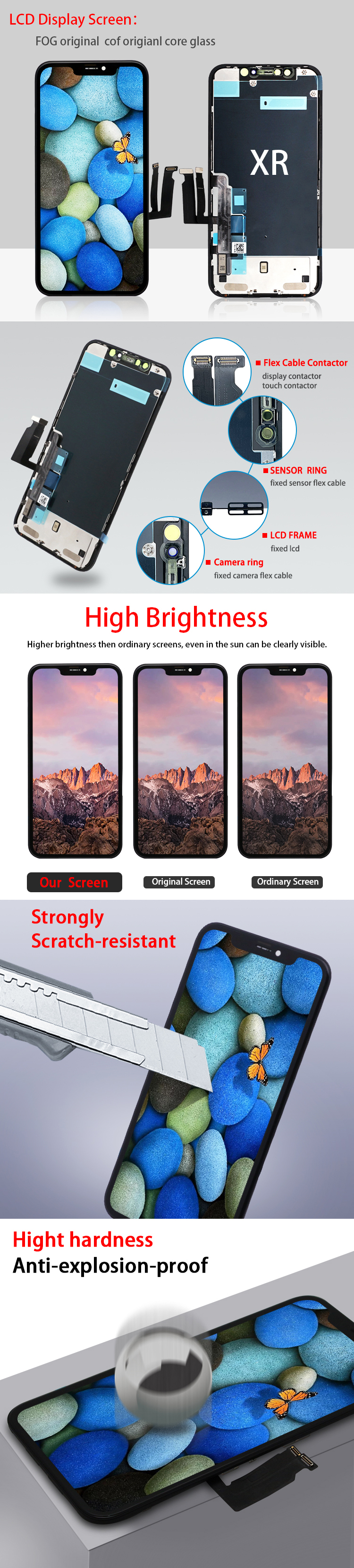 LCD សម្រាប់ iPhone xr